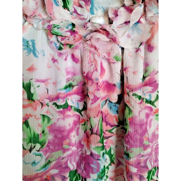 Blueberi Boulevard Pastel Colorful Floral Sleeveless Dress Girls Size 3T - Picture 4 of 10